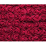 144 Mini Rosas Flores Rosinhas Artificiais
