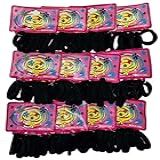 144 Elásticos Pequenos De Cabelo Xuxinha Rabico 2 Pacotes Preto