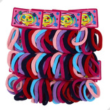144 Kit Elastico Rabico Prender Cabelo Xuxinha Lycra Lacinho