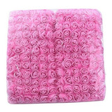 144 Mini Rosas De Eva Rosinha Artificial Pacote Cor Rosa