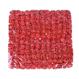 144 Mini Rosas De Eva Rosinha Artificial Pacote Vermelho