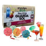 144 Palitos Guarda Sol Guarda Chuva P Drinks Bebidas Inoven