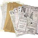 144 Peças De Páginas De Diário De Lixo Vintage Papel De Escrita Revistas De Lixo Jornais álbuns De Recortes E Recortes De Papel Vintage Decoram Papel De Fundo De Artesanato Faça Você Mesmo