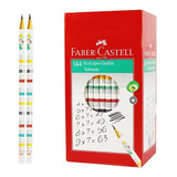 144 X Lápis Preto Redondo Com Tabuada Ecolapis Faber