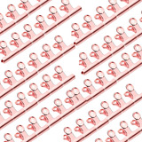 144pç Presilhas Curvatura C Grampo Unhas Rose 22mm 1 Caixa