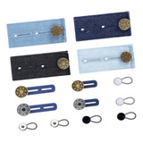 14pcs Calças Extensor De Cintura Jeans Flexível