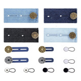 14pcs Calças Extensor De Cintura Jeans Flexível