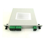 14x Caixa Splitter Óptico Modular Lgx 1x4 Sc apc sc apc Nf