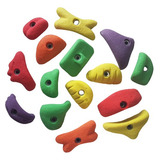 15 Agarras Escalada Infantil/ Iniciante Com Pegas Muito Boas