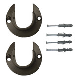 15 Pares Suporte Flange Varias Cores Para Varão