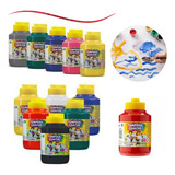 15 Potes Grande Tinta Guache Cores Acrilex 250ml Promoção