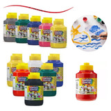 15 Potes Grande Tinta Guache Cores Acrilex 250ml Promoção