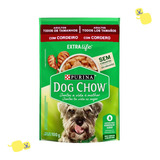 15 Saches Alimento Umido Dog Chow Adulto Tdtm Cordeiro 100g