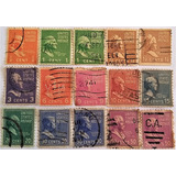15 Selos Antigos Raros Estados Unidos Eua ½ 1 1½ 3 6 9 10 15