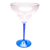 15 Taças De Margarita Acrílico Base Cristal Colorida 350ml