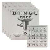 15 Blocos Cartelas Jogo Bingo Papel