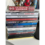 15 Cds Rock Clássico Aerosmith Iron Maiden Michael Jackson