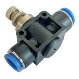 15 Conexão Pneumática Regulador De Fluxo 8mm Tubo Tubo