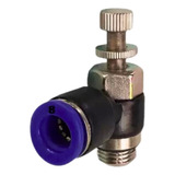 15 Conexao Pneumatica Regulador De Fluxo tubo 8mm Rosca 1 4