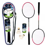 15 Kits Raquetes Badminton 2 Raquetes 3 Petecas C Bolsa