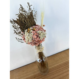 15 Lembranças Arranjos Flores Secas Garrafa Vidro 275 Ml