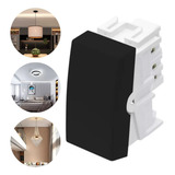 15 Modulo Interruptor Simples Preto Fame Habitat Black 4027