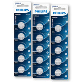 15 Pilhas Philips Cr2032 3v Bateria