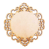 15 Placa Mdf Moldura Escapulário 20cm Mod5 Artesanto