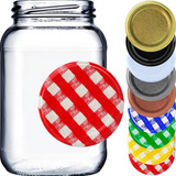 15 Pote Vidro Conserva 600ml Para Palmito Tampa E Lacre