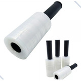 15 Rolo Filme Stretch 100mx10cm Com Cabo Adaptador Giratório