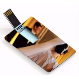 15 Un Pen Drive Cartão Pen Card 8gb Personalizado