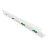 15 Unidades Aparador De Gôndola Cantoneira 90x5 Cm Pvc 0 7