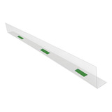 15 Unidades Cantoneira Aparador De Gôndola 60x5 Cm Pvc 0 7