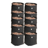 15 Vasos Para Plantas De Feltro 4 Litros King Pot