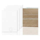 150 Chapas De Mdf Multifuncional P/ Decoração 1 Lado Branco