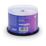 150 Dvd+r 8.5 Gb Maxprint Printable