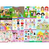 150 Kits Scrapbook Digital Tema Princesas