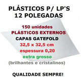 150 Plásticos Externos P/ Lp Vinil