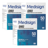 150 Tiras De Glicemia Gh83 Fita Para Medir Glicose Medisign