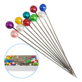 150 Alfinete Alfinetão 8cm Cabeça Bola Decoração Arranjo