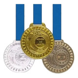 150 Medalhas 44mm H mérito Ouro Prata Bronze Aço Com Fita