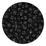 150 Miçangas Contas De Cristal Vidro 8mm Umbanda E Candomble Cor Preto
