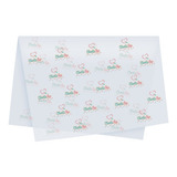 150 Papel Seda Personalizado 30x40