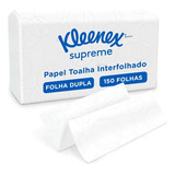150 Papel Toalha Interfolhada Kleenex Supreme Kimberly clark