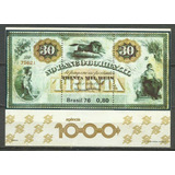 150 Sls Lote 1 Selo Brasil 1976 Agencia 1000 Sem Carimbo