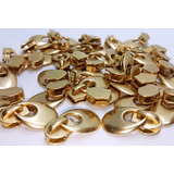 150 Unidades Cursor P Zíper N 05 Modelo Gota 25mm Dourado