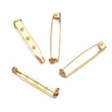 1500 Base Prateada Com Alfinete Para Broche - 30mm 