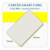 150x Cartão Rfid Smartcard 13 56mhz Compatível Mifare