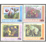15112 Bahamas Edital Selos de Frutas 2001 Mint
