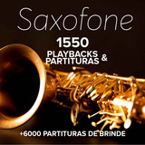 1550 Partituras   Playbacks Saxofone   Brinde   Apostila